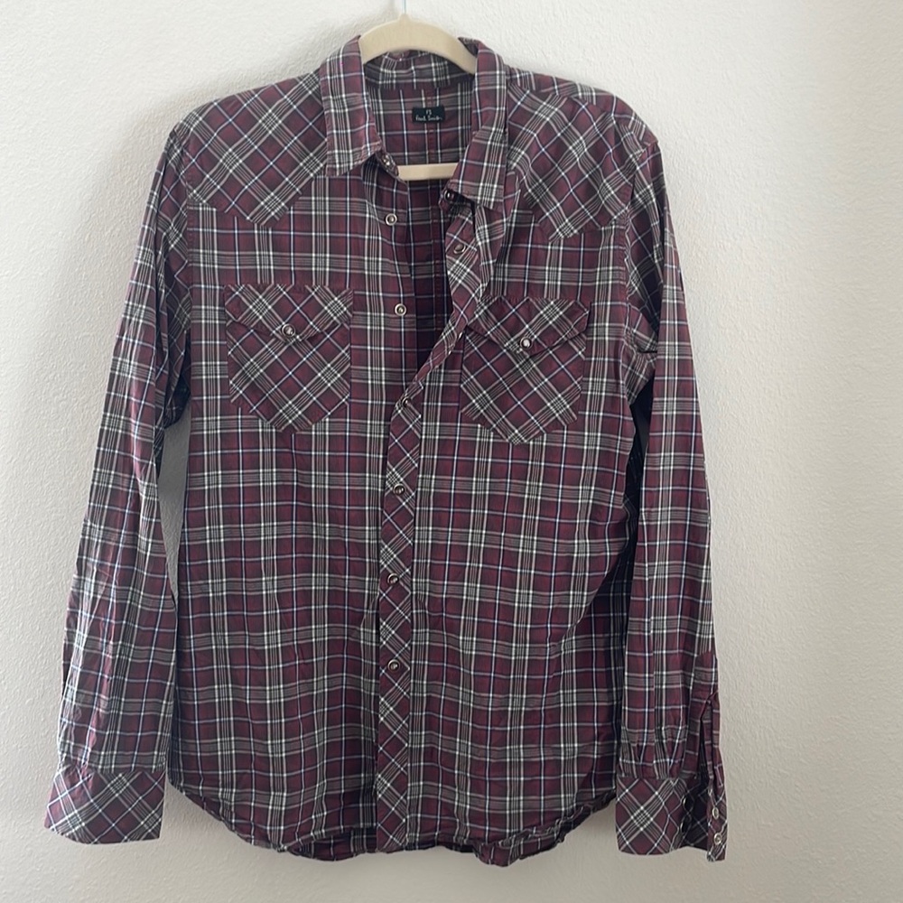 Paul Smith vintage western plaid shirt